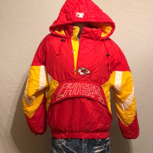 chiefs pullover starter jacket